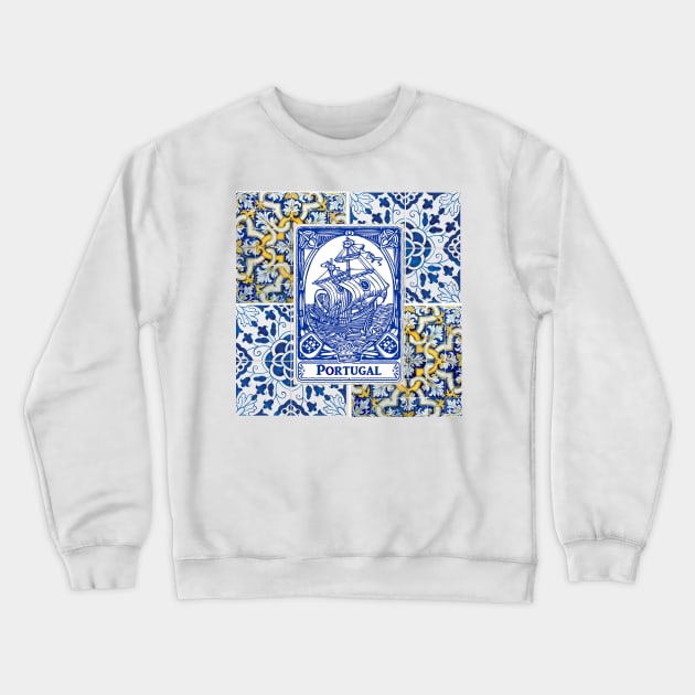 Portugal Crewneck Sweatshirt by Azorean1963